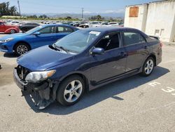 Salvage cars for sale from Copart Van Nuys, CA: 2011 Toyota Corolla Base