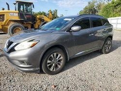 Salvage cars for sale from Copart Riverview, FL: 2015 Nissan Murano S