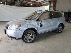 Salvage cars for sale at North Billerica, MA auction: 2016 Subaru Forester 2.5I Touring