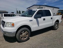 Salvage trucks for sale at Airway Heights, WA auction: 2005 Ford F150 Supercrew