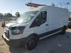 Salvage cars for sale from Copart Riverview, FL: 2017 Ford Transit T-150