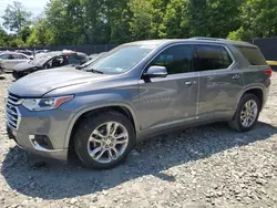 Chevrolet salvage cars for sale: 2020 Chevrolet Traverse High Country