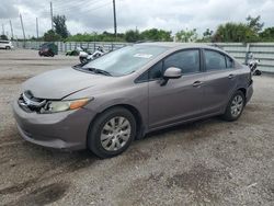 2012 Honda Civic LX en venta en Miami, FL