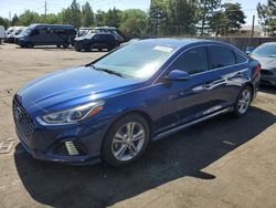 Salvage cars for sale at auction: 2018 Hyundai Sonata Sport