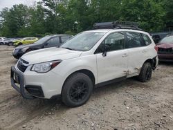 Salvage cars for sale from Copart Candia, NH: 2018 Subaru Forester 2.5I