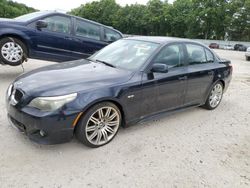 Salvage cars for sale at North Billerica, MA auction: 2008 BMW 550 I