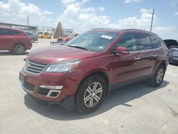 Salvage cars for sale at Grand Prairie, TX auction: 2017 Chevrolet Traverse LT