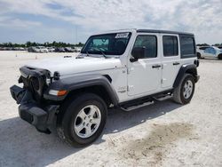 Jeep Wrangler Unlimited Sport salvage cars for sale: 2019 Jeep Wrangler Unlimited Sport