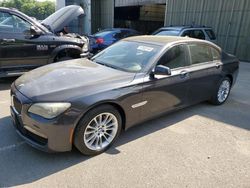 BMW 750 lxi salvage cars for sale: 2011 BMW 750 LXI