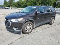 Salvage cars for sale at Savannah, GA auction: 2018 Chevrolet Traverse LT