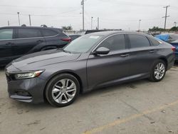 Salvage cars for sale at Los Angeles, CA auction: 2018 Honda Accord LX