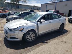 Salvage cars for sale at Albuquerque, NM auction: 2014 Ford Fusion S