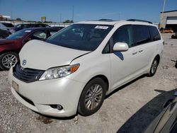 Toyota Sienna xle salvage cars for sale: 2015 Toyota Sienna XLE