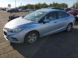 Salvage cars for sale at Denver, CO auction: 2018 Chevrolet Cruze LS