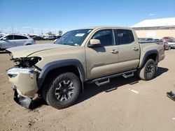 Salvage cars for sale at Brighton, CO auction: 2017 Toyota Tacoma Double Cab