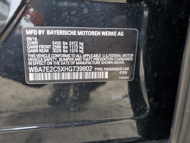 2017 BMW 740 I