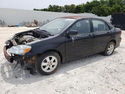 Salvage cars for sale from Copart New Braunfels, TX: 2003 Toyota Corolla CE