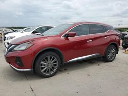 Salvage cars for sale at Grand Prairie, TX auction: 2021 Nissan Murano SV