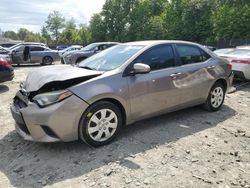 Salvage cars for sale at Waldorf, MD auction: 2014 Toyota Corolla L