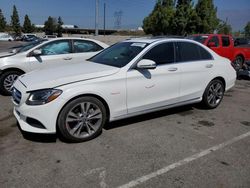 Salvage cars for sale from Copart Rancho Cucamonga, CA: 2018 Mercedes-Benz C300