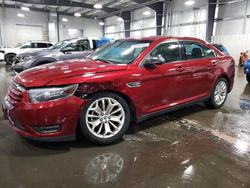 Salvage cars for sale at Ham Lake, MN auction: 2015 Ford Taurus Limited