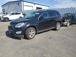 Salvage cars for sale at Mcfarland, WI auction: 2016 Chevrolet Equinox LT