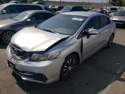 Honda salvage cars for sale: 2015 Honda Civic LX