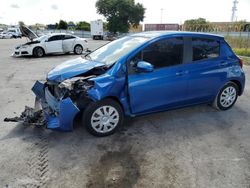 Toyota Yaris salvage cars for sale: 2017 Toyota Yaris L