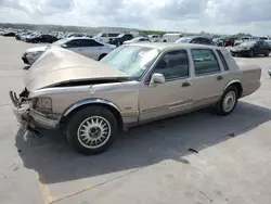 Salvage cars for sale at Grand Prairie, TX auction: 1995 Lincoln Town Car Signature