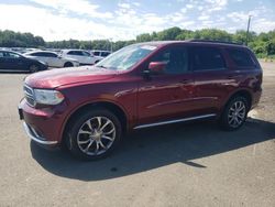 Salvage cars for sale from Copart East Granby, CT: 2018 Dodge Durango SXT