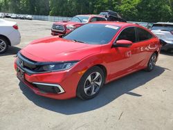 Salvage cars for sale at Glassboro, NJ auction: 2019 Honda Civic LX