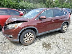 Salvage cars for sale from Copart Waldorf, MD: 2015 Honda CR-V EX