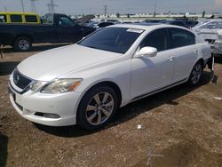 Salvage cars for sale from Copart Elgin, IL: 2008 Lexus GS 350