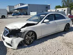 Salvage cars for sale at Opa Locka, FL auction: 2017 Mercedes-Benz S 550 4matic