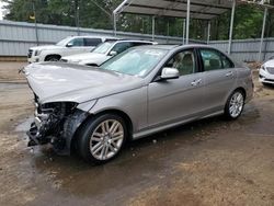 Salvage cars for sale at Austell, GA auction: 2009 Mercedes-Benz C300