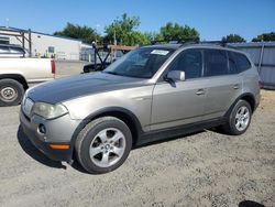 Salvage cars for sale at Sacramento, CA auction: 2008 BMW X3 3.0SI