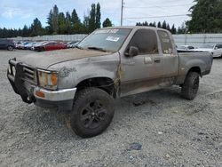 Salvage cars for sale at Graham, WA auction: 1995 Toyota T100 Xtracab DX