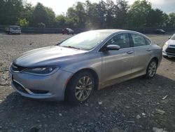 Salvage cars for sale at Madisonville, TN auction: 2015 Chrysler 200 C