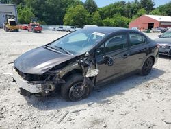 Salvage cars for sale from Copart Mendon, MA: 2013 Honda Civic LX