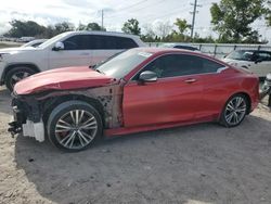 Infiniti q60 red Sport 400 Vehiculos salvage en venta: 2017 Infiniti Q60 RED Sport 400