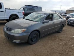 Salvage cars for sale at Brighton, CO auction: 2003 Toyota Camry LE