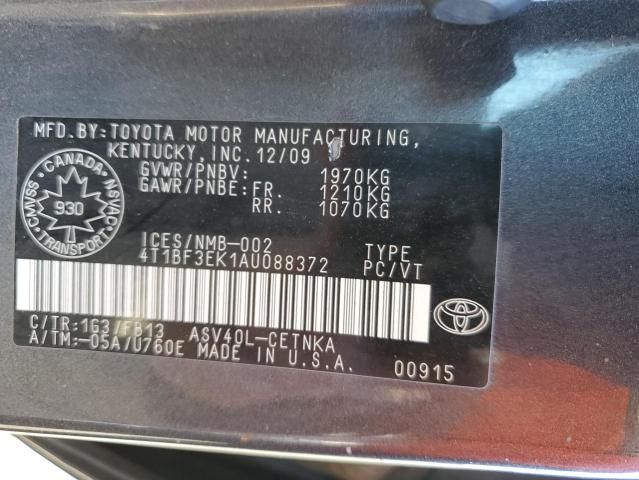 2010 Toyota Camry Base