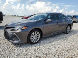 Salvage cars for sale at Temple, TX auction: 2024 Toyota Camry LE