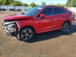 Salvage cars for sale at Bowmanville, ON auction: 2022 Mitsubishi Eclipse Cross LE