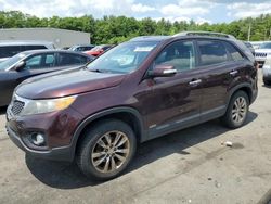 Salvage cars for sale at Exeter, RI auction: 2011 KIA Sorento EX