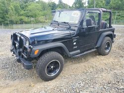 Salvage cars for sale from Copart West Mifflin, PA: 2000 Jeep Wrangler / TJ Sport