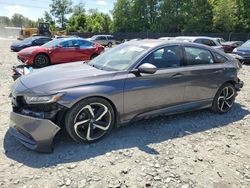 Honda salvage cars for sale: 2019 Honda Accord Sport