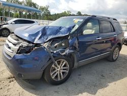 Salvage cars for sale at Spartanburg, SC auction: 2012 Ford Explorer XLT