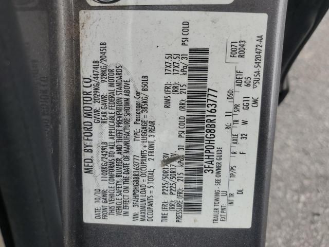 2011 Ford Fusion SE