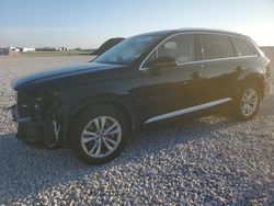 Salvage cars for sale at New Braunfels, TX auction: 2018 Audi Q7 Premium Plus